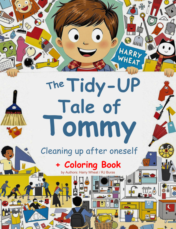 The Tidy-Up Tale of Tommy + Coloring Book - Image 2